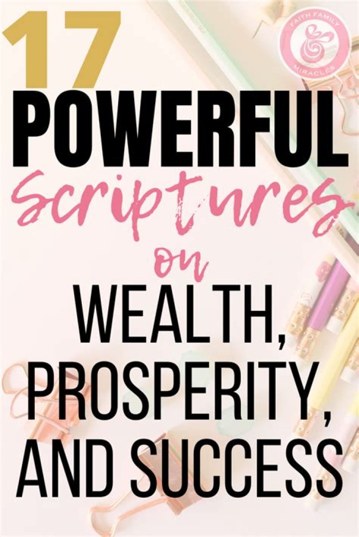 17 Powerful Scriptures on Wealth, Prosperity, and Success Powerful