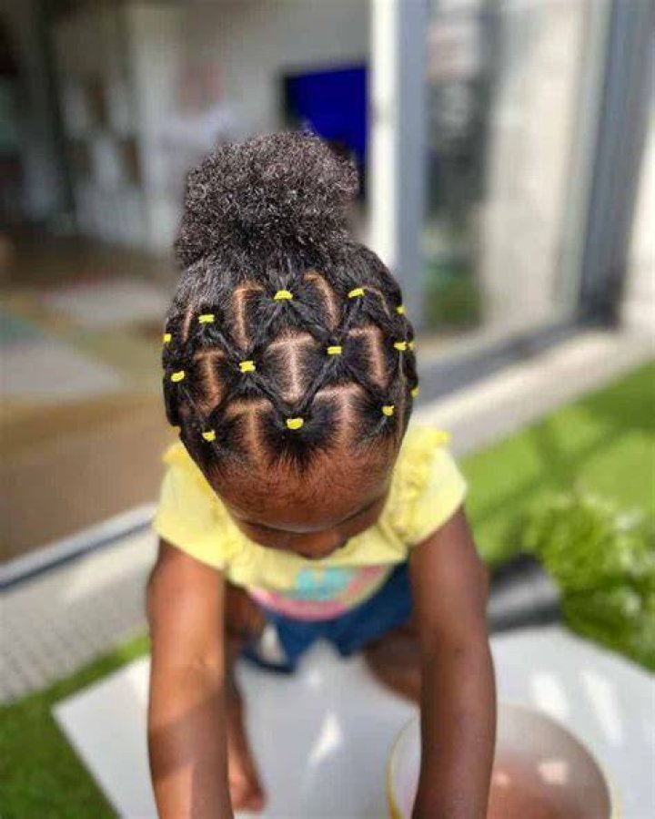 22 Easy Rubber band Hairstyles For Kids The Glossychic