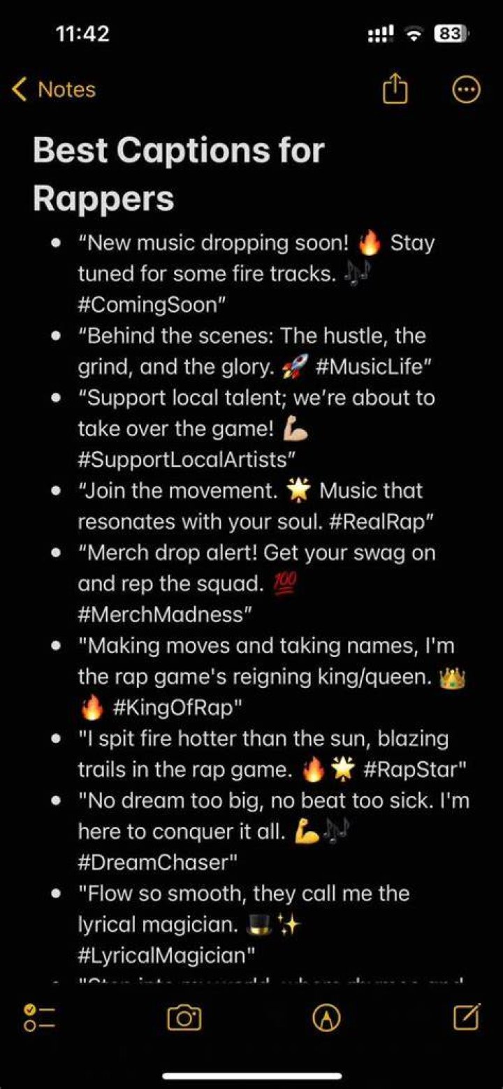 450+ Best Rap Instagram Captions With Quotes In 2024