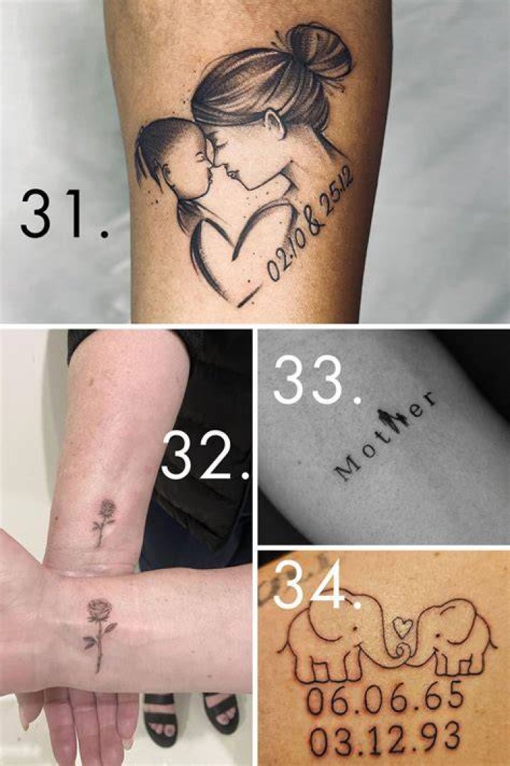 60 Mother Son Tattoos