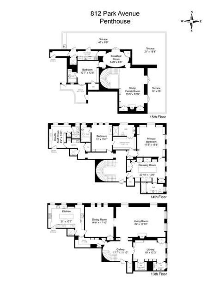812 Park Avenue, Unit 910B 4 Bed Apt for Sale for 9,000,000 CityRealty