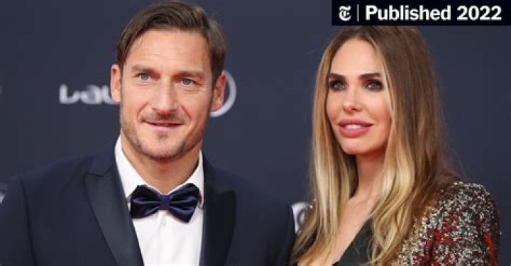 A Messy Marital Split Tarnishes a Roman Soccer Legend The New York Times
