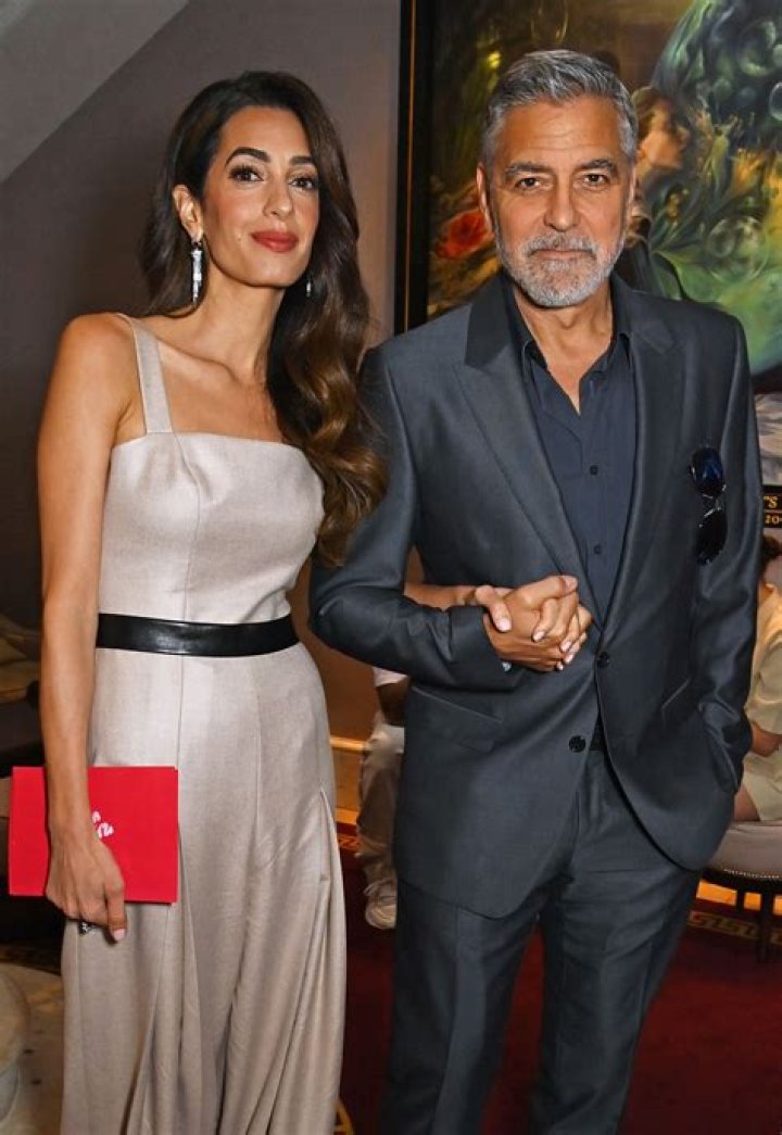 Amal Clooney Makes a Rare Red Carpet Appearance With (And Her