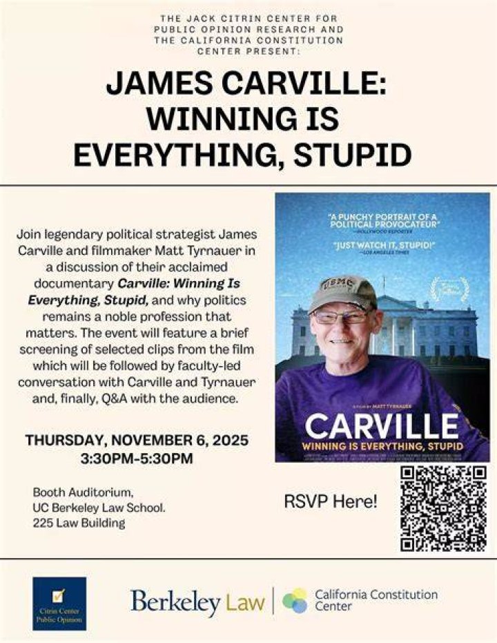 An Excerpt From James Carville and Mary Matalin's Memoir, Love and War