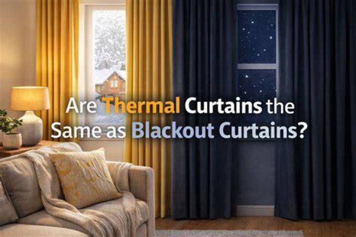 Are thermal curtains the same as insulated curtains?