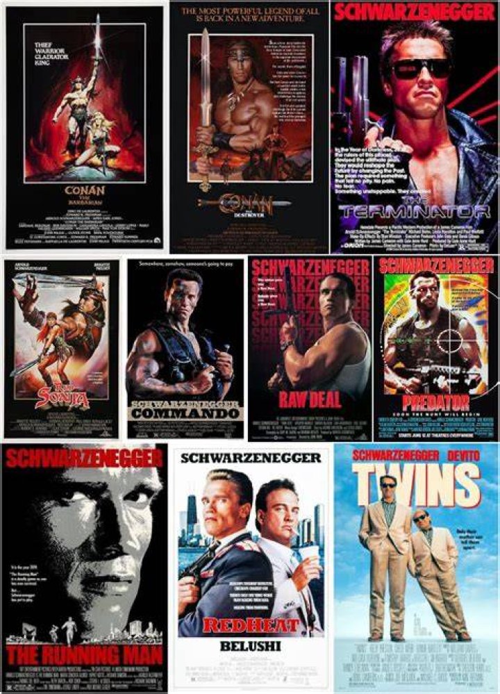 Arnold Schwarzenegger Movies All Schwarzenegger Movies List Gambaran