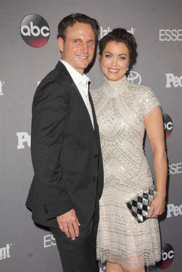 Bellamy Young & Tony Goldwyn attending the Disney Media Networks