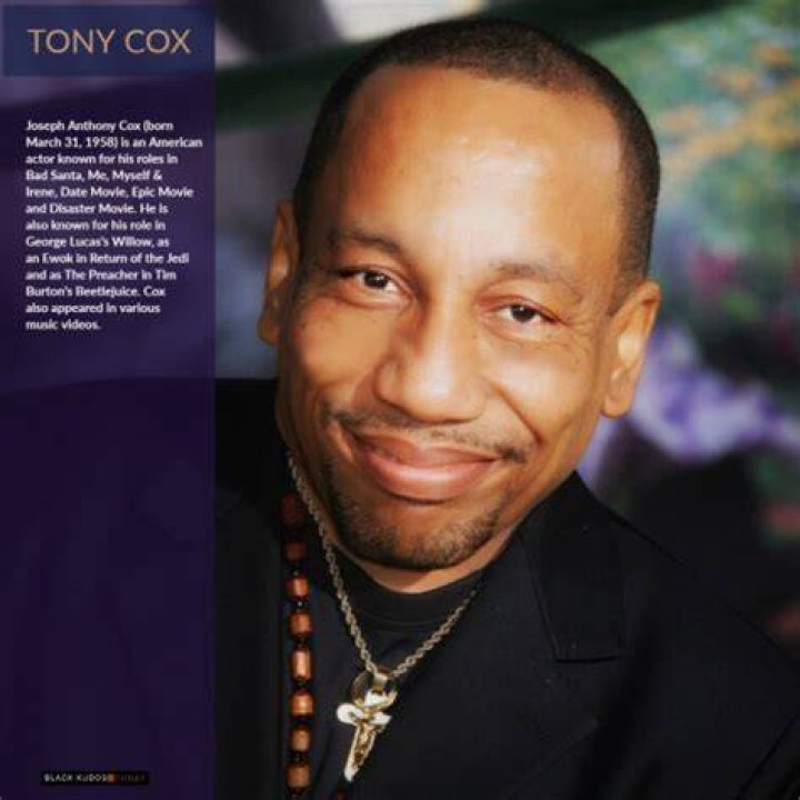 Black Kudos &bull; Tony Cox Joseph Anthony &ldquo;Tony&rdquo; Cox (born March 31,...