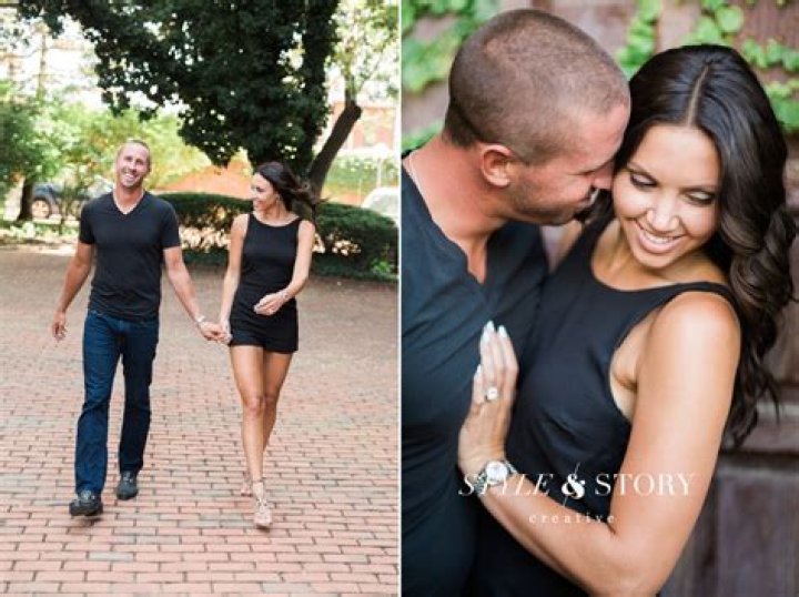 Brian Hartline & Kara Engagement Football Star finds his personal
