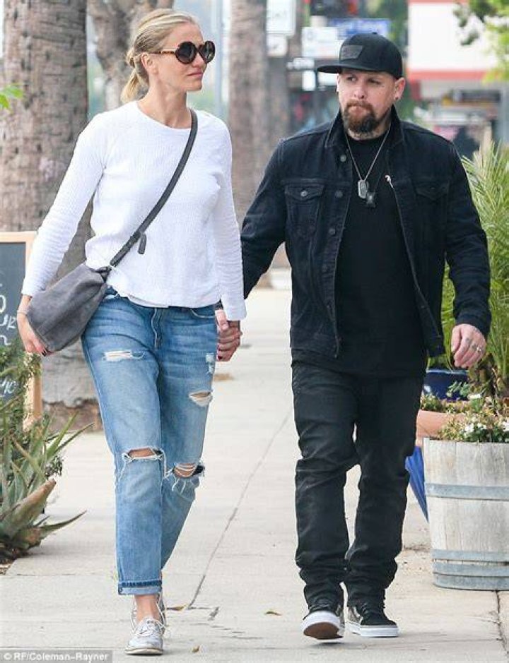 Cameron Diaz and husband Benji Madden head to Hamilton in Los Angeles