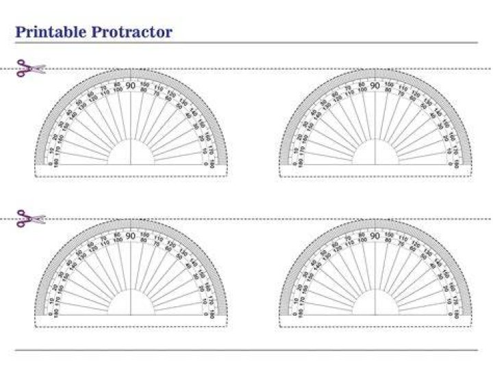Can you print out a protractor?