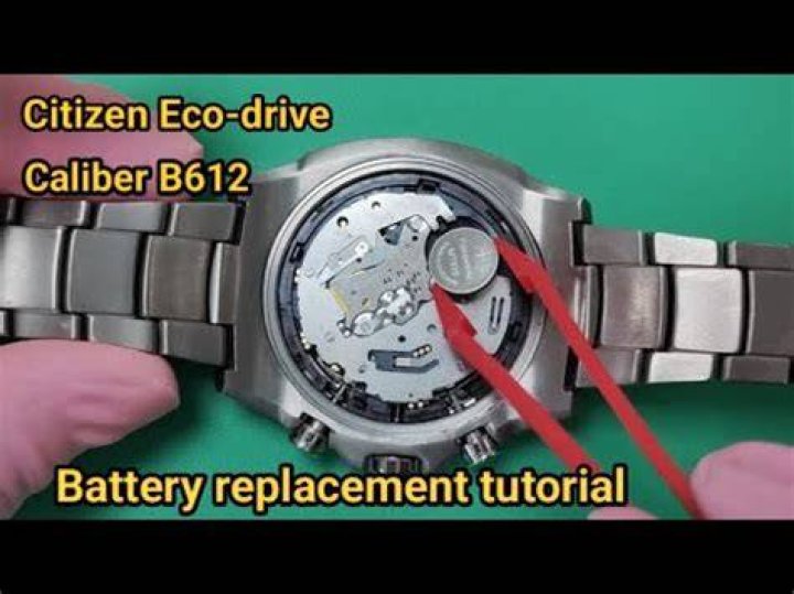 Can you replace the battery in a citizen eco-drive?