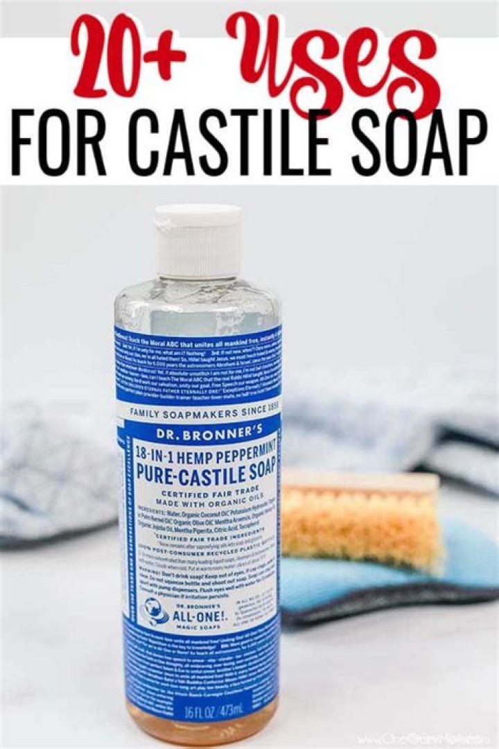 Can you use Castile soap as a body wash?