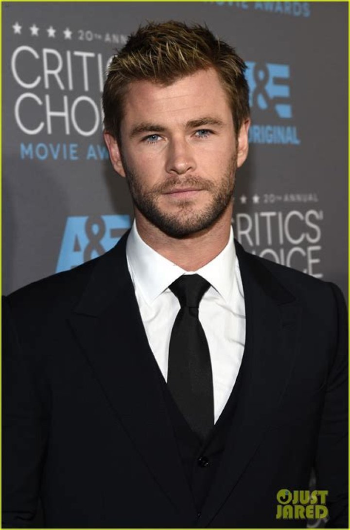 Chris Hemsworth at the Critics' Choice Awards Hottest Male Celebrities