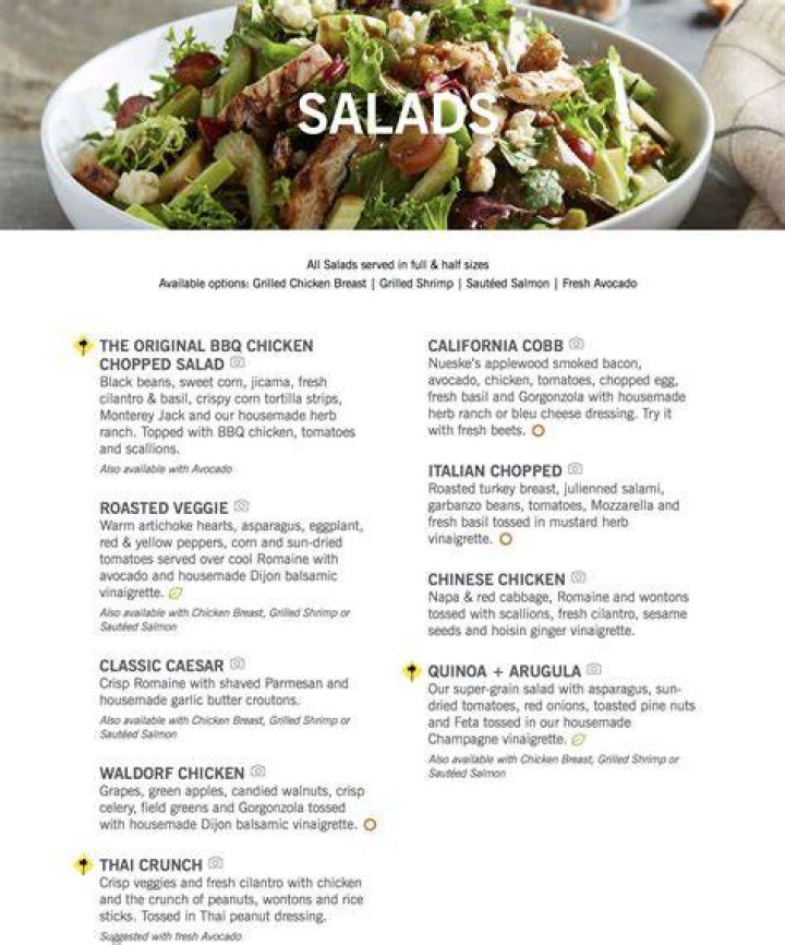 Cpk Menu California Pizza Kitchen Ventura California Pizza Kitchen
