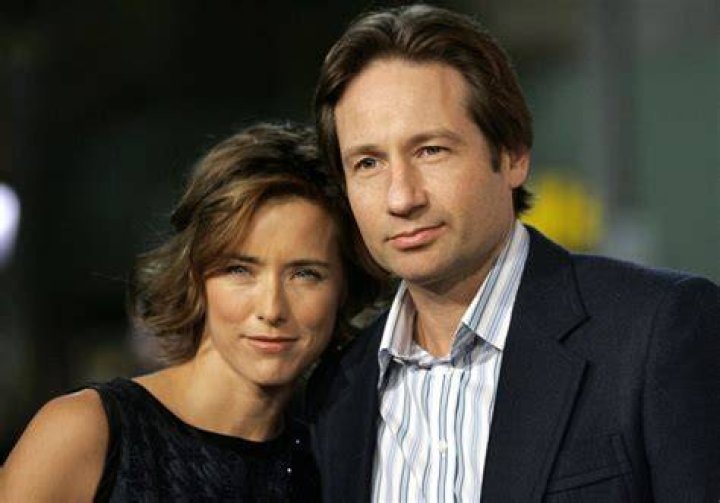 David Duchovney and Tea Leoni spend family time with son Kyd in Malibu