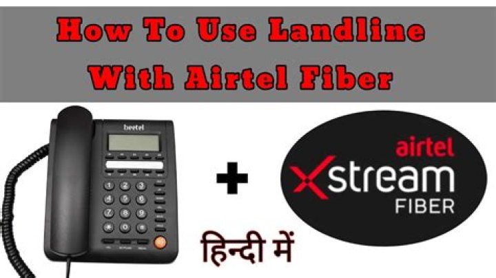 Does Airtel provide landline connection?