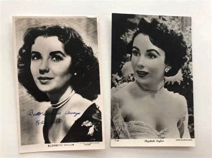 Film star elizabeth taylor and her husband Black and White Stock Photos