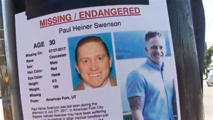 Found Deceased UT Paul Swenson, 30, American Fork, 27 July 2017