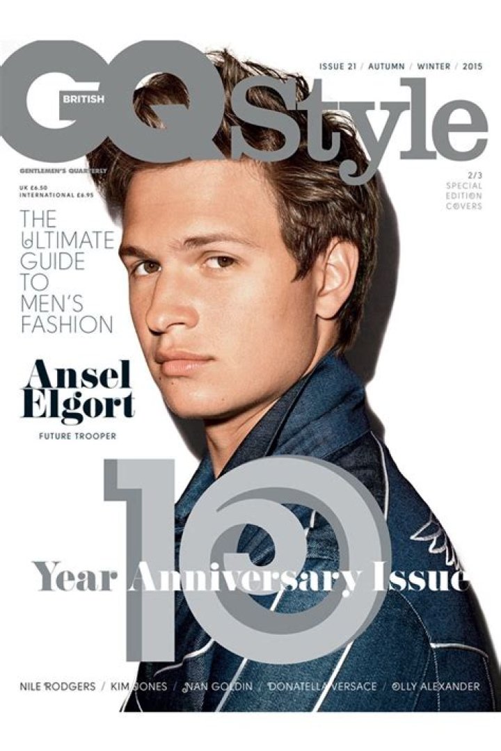 GQ Style Ansel Elgort. October, 2015. Photographed by Terry Richardson