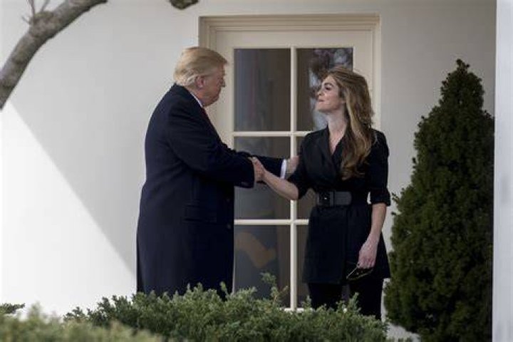 Hope Hicks, Trump's longtime "body man" are headed back to the White House.