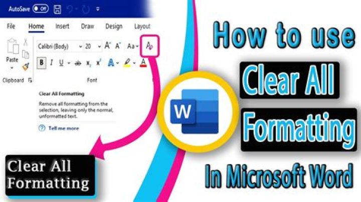 How do I clear all formatting in Word 2010?