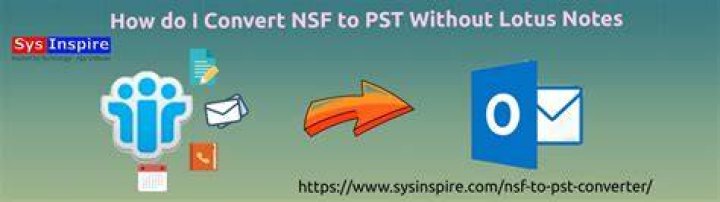 How do I convert Lotus Notes from NSF to PST?