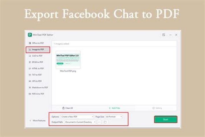 How do I export facebook chat history?