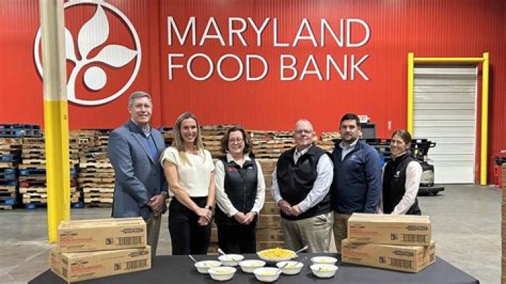 How do I get food from the Maryland Food Bank?
