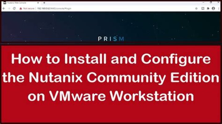 How do I install nutanix Community Edition on VMware?