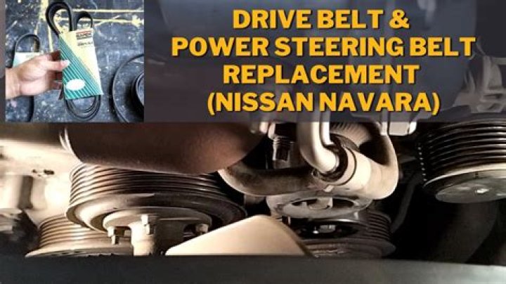 How do you change a power steering belt?