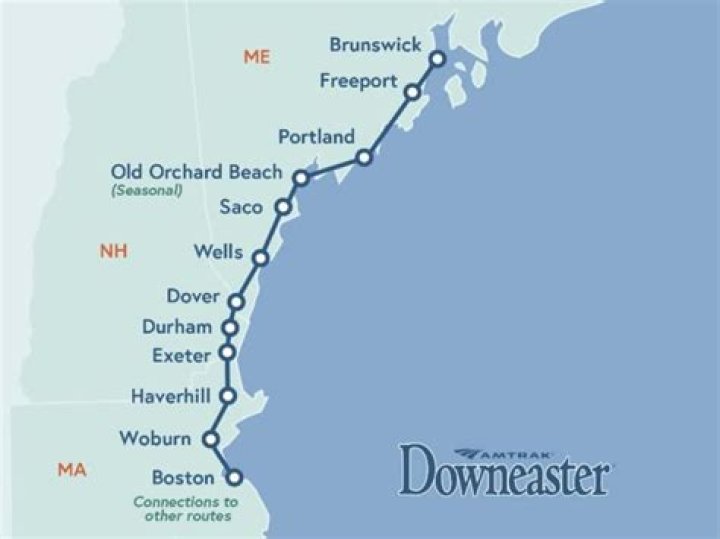 How much does it cost to take the train from Portland Maine to Boston Massachusetts?