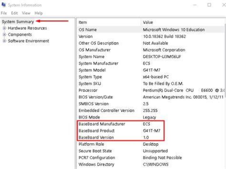 How To Find Your Motherboard Model In Windows Computer