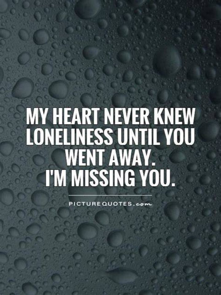 I never knew Missing You Picture Quotes
