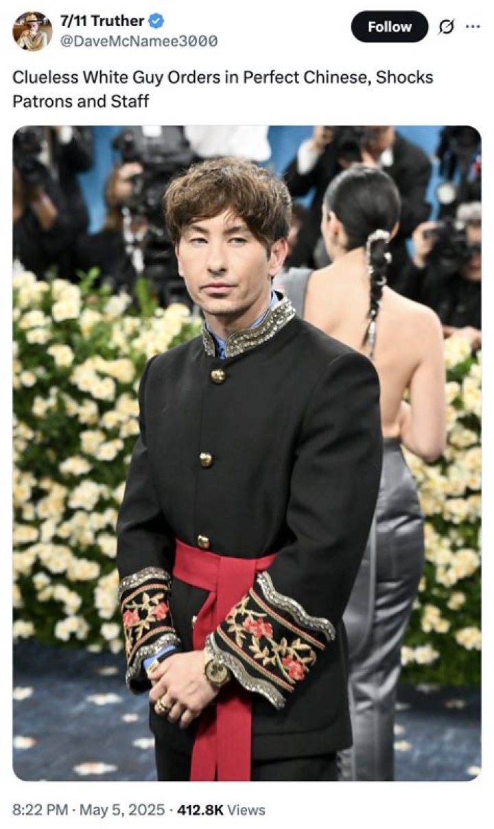 Is Barry Keoghan Chinese?