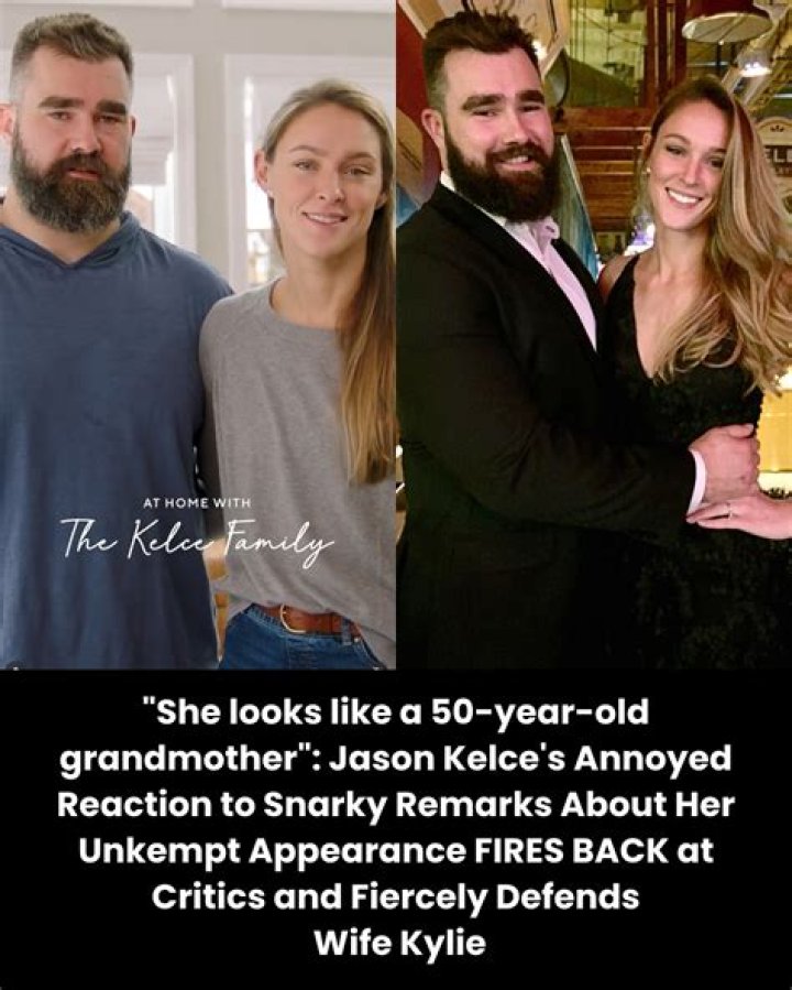 Jason Kelce&rsquo;s wife fires back at dadshamers over viral video