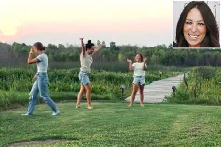 Joanna Gaines Cartwheels with Daughters Emmie, 11, and Ella, 14, Thanks