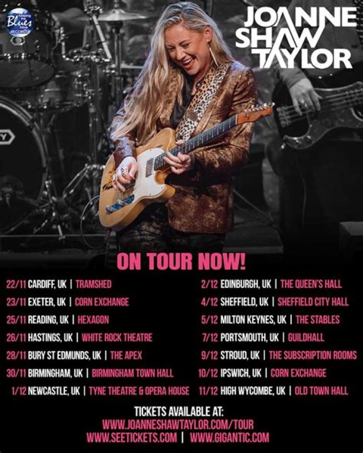 Joanne Shaw Taylor Milwaukee Tickets, Pabst Theater Oct 30, 2022