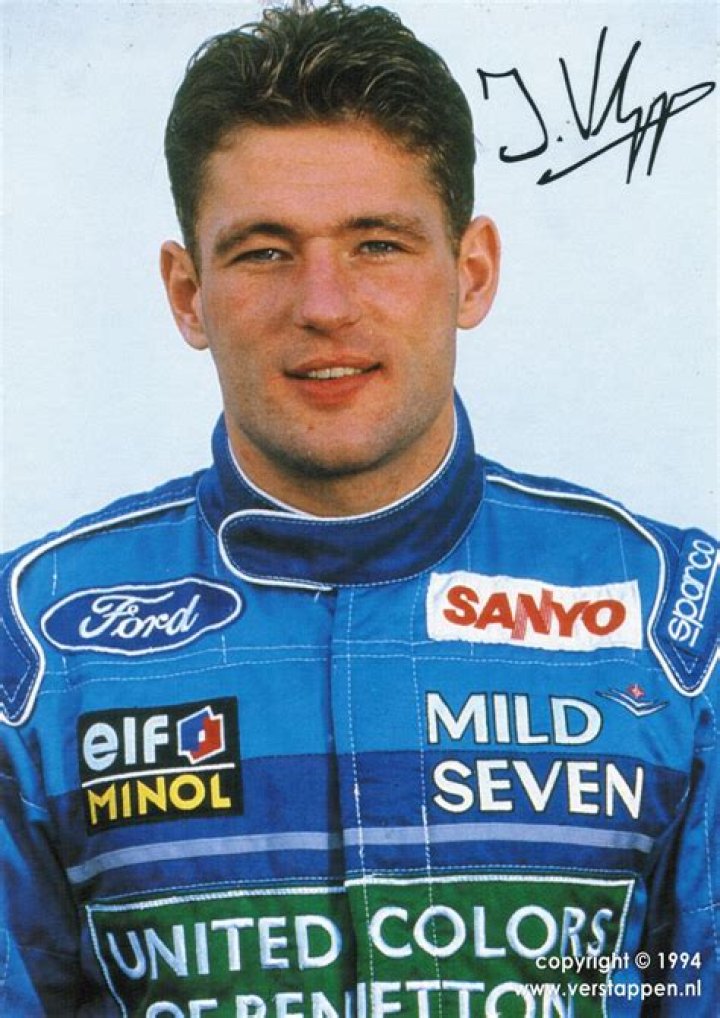 Jos Verstappen Potret 1994 De site vol Formule 1 Foto Posters