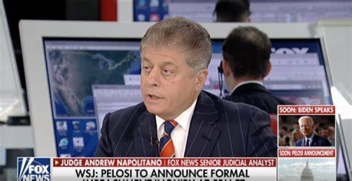 Judge Napolitano Trump has admitted committing crime in talks with