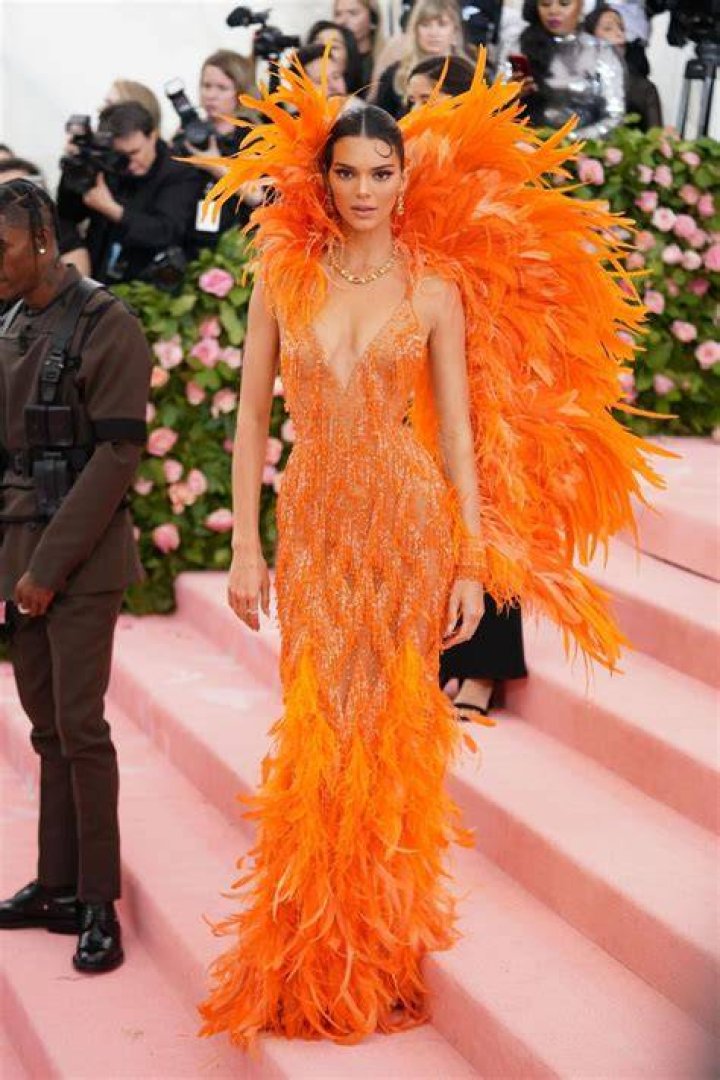 Kendall Jenner 2019 Met Gala in New York Fashion Style