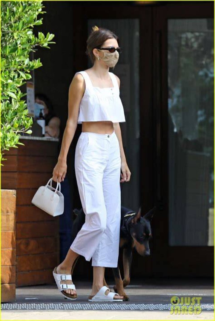 Kendall Jenner Brings Her Dog Six with Her to Lunch with Friends Photo