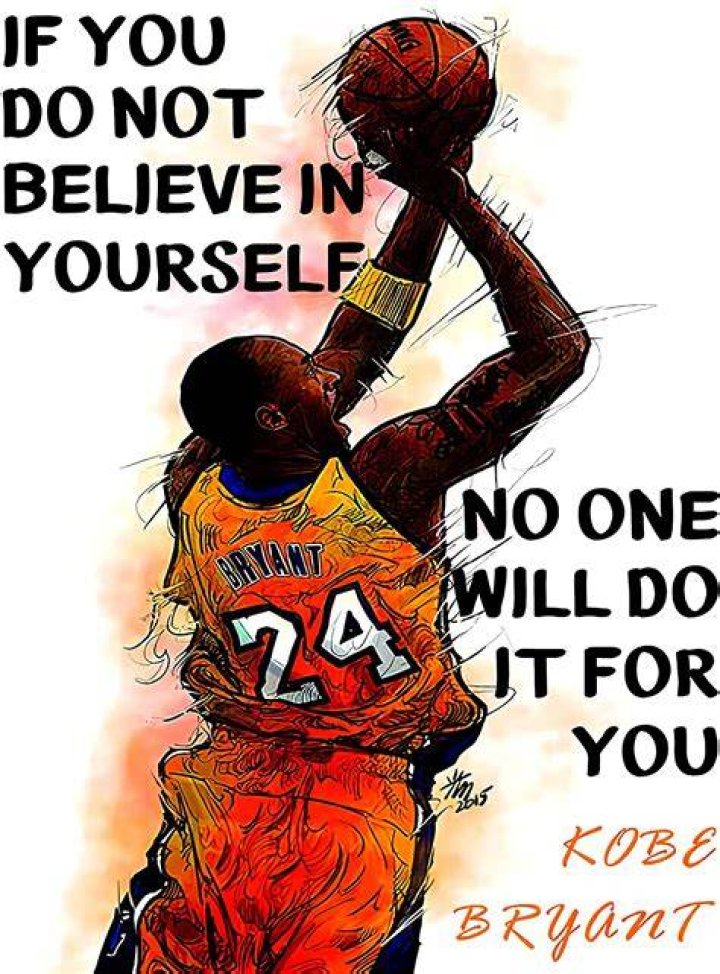 Kobe Bryant Poster Quote Cool Quotes Posters Basketball Sports D&eacute;cor