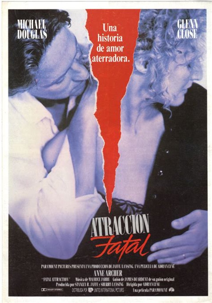 La pel&iacute;cula Atracci&oacute;n fatal (1987) el Final de
