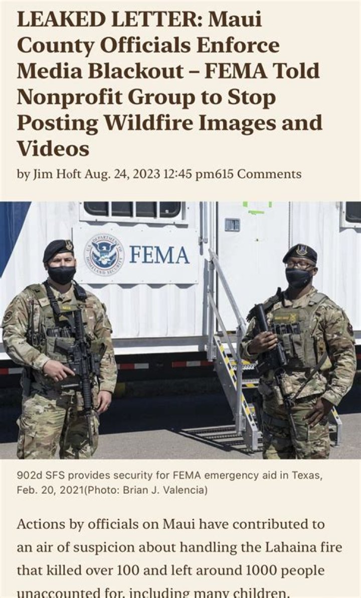 Marines Arrest FEMA: The Untold Truth You Need To Know