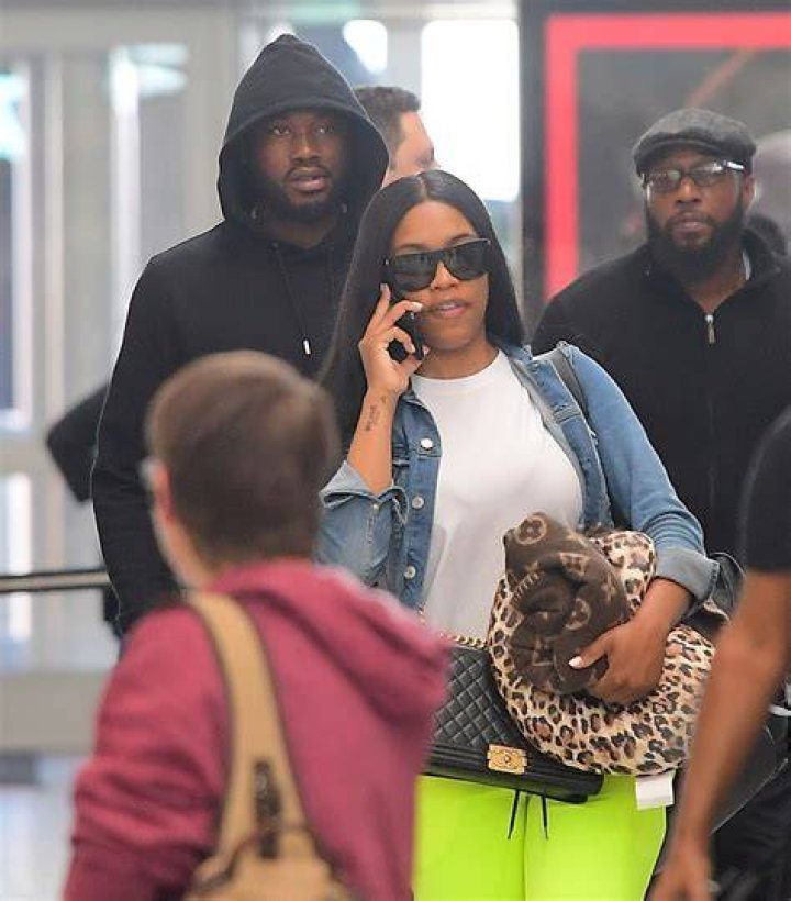 Meek Mill and his pregnant girlfriend Milano Di Rouge makes a rare