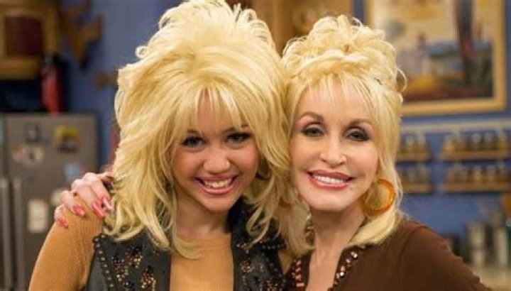 Miley Cyrus and Dolly Parton Match as Blondes in Black and Leopard