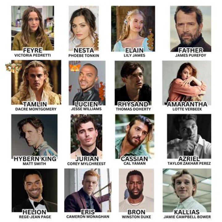 My Fancast for the A Court of Thorns and Roses Hulu TV Show Vega