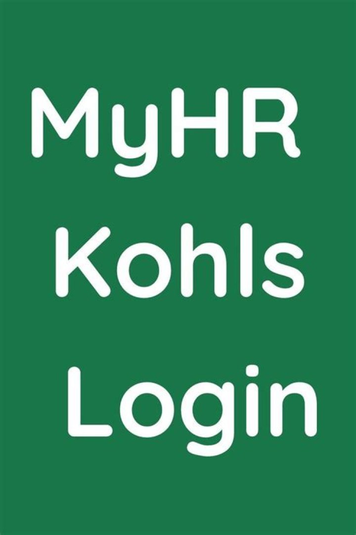 MyHR Kohls Login at Kohl's Connection Associate Login