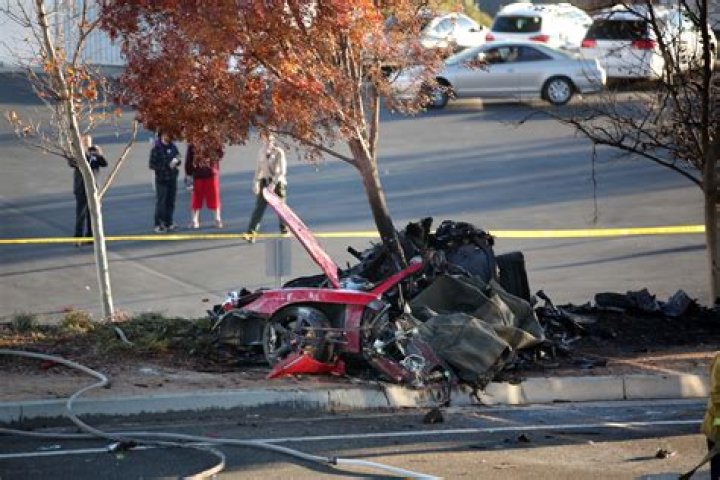 Paul Walker Crash Scene Photos